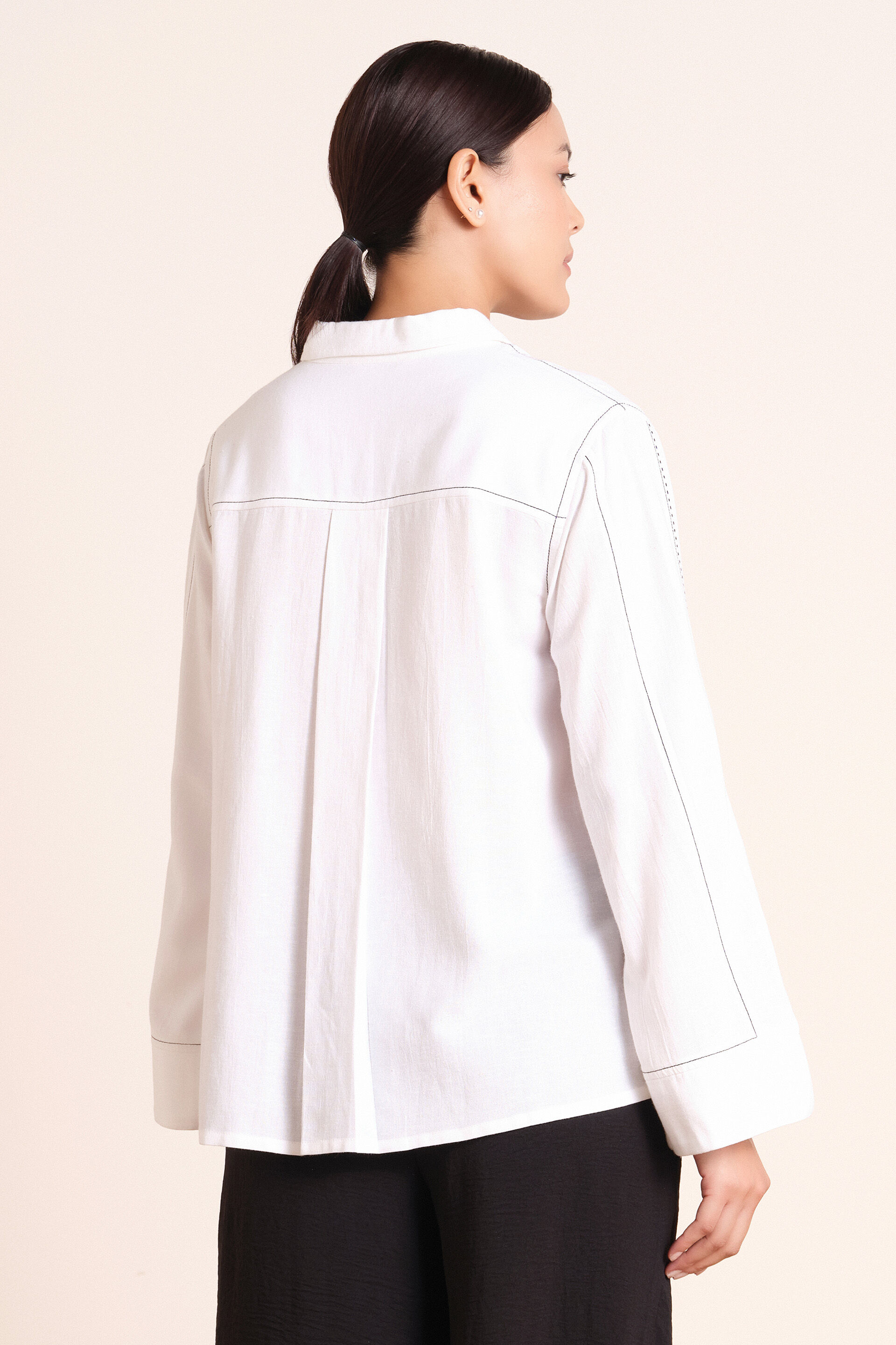 Orelia White Top, White, image 6
